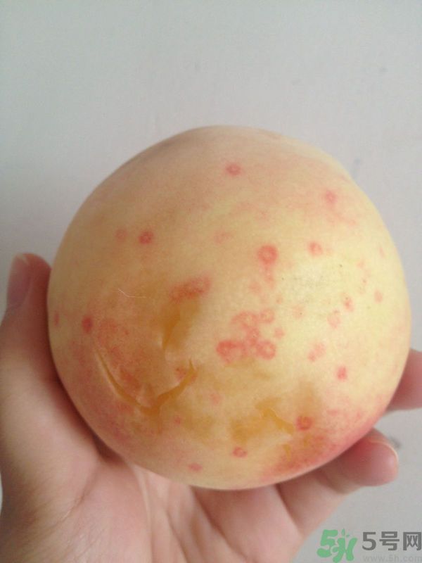 桃子上有紅點能吃嗎？桃子上有黑點可以吃嗎？