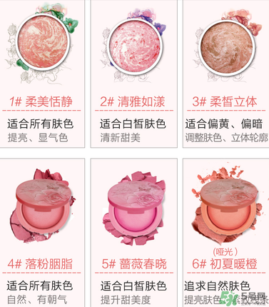 瑪麗黛佳腮紅怎么選？瑪麗黛佳腮紅試色