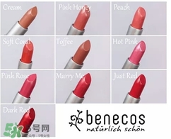 德國benecos口紅孕婦可以用嗎？benecos口紅試色