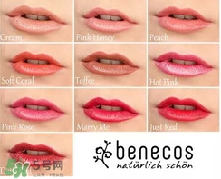 德國benecos口紅孕婦可以用嗎？benecos口紅試色