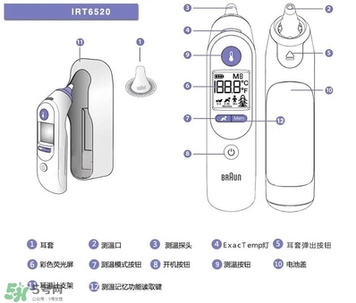 博朗耳溫槍怎么調攝氏度 博朗耳溫槍溫度轉換