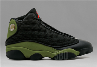 air jordan 13 olive多少錢？aj13橄欖綠配色專柜價格