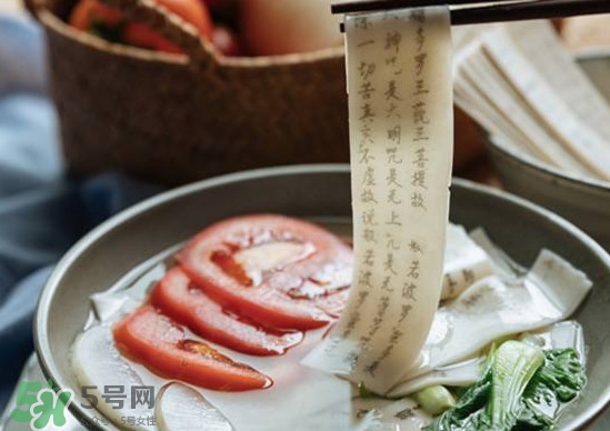 詩經面條怎么印上去的？經書面條字如何打印