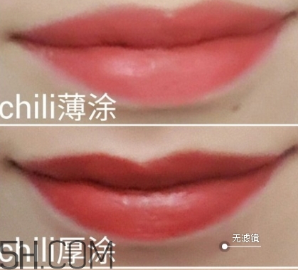 nars mona和mac chili顏色一樣嗎？nars mona和chili試色對比