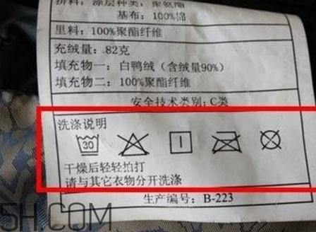 羽絨服標簽上的圖什么意思？羽絨服標牌怎么看？
