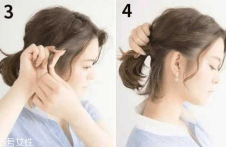 頭發短怎么扎好看？6個步驟讓短發有型又可愛