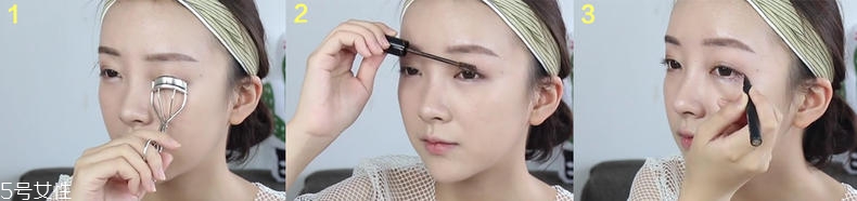 創意綠色眼妝圖片教程 超酷綠色妝容畫法步驟