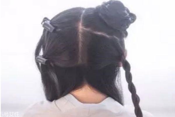短發古裝發型簡單扎法 古風發型教程