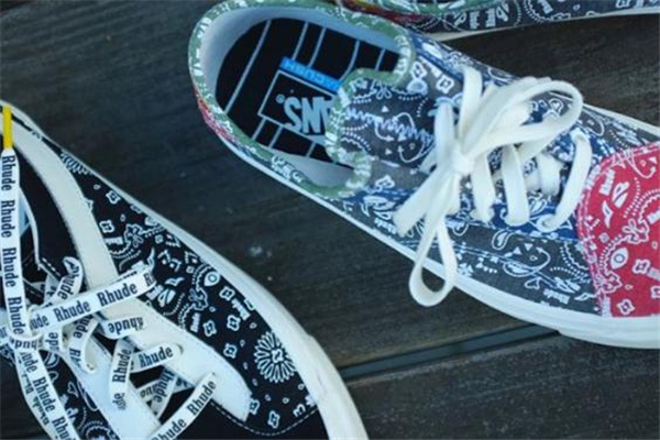 rhude聯名vans腰果花帆布鞋發售時間 vans腰果花在哪買