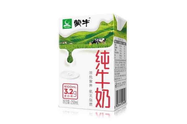 蒙牛純牛奶蛋白質含量 蒙牛純牛奶的營養成分